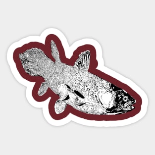 extinct fish Sticker